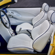 The ignition is on the left of the steering wheel, so it’s basically a Porsche